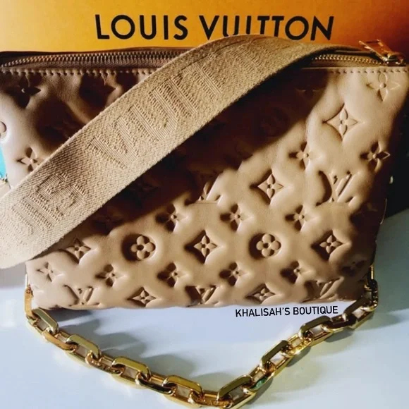 RARE Authentic Louis Vuitton Coussin PM CAMEL in Excellent Condition! - Picture 4 of 16